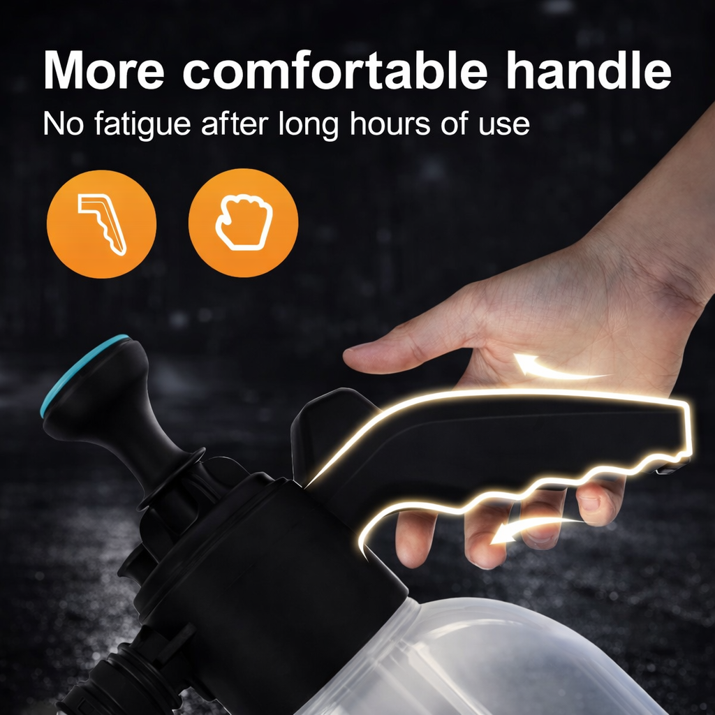 MonkeyGarage Heavy-Duty Foam Cannon Bottle for Car & Bike Washing